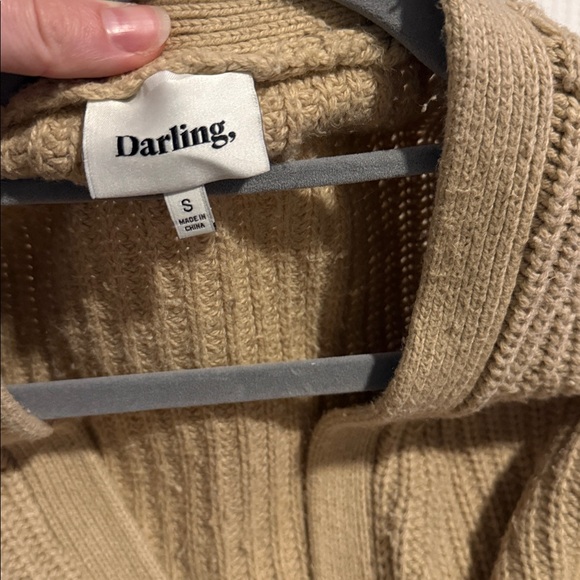Darling Camel Knit Cardigan - Picture 3 of 4